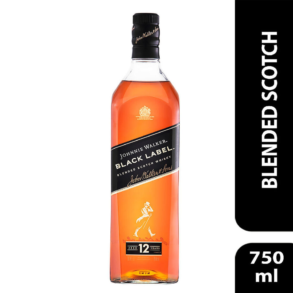 Whisky Johnnie Walker Black Label 750 ml image number 3