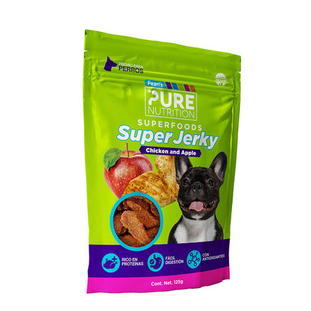 Premios para Perro Pure Nutrition Jerky Chiken y Apple&nbsp;125 gr image number 1
