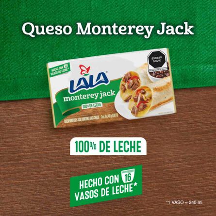Queso Lala Monterey Jack  400 g image number 1