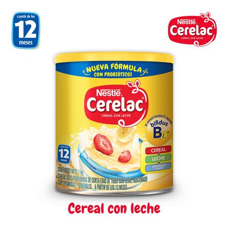 Cereal Infantil Cerelac Cereal con Leche Lata 1kg image number 2