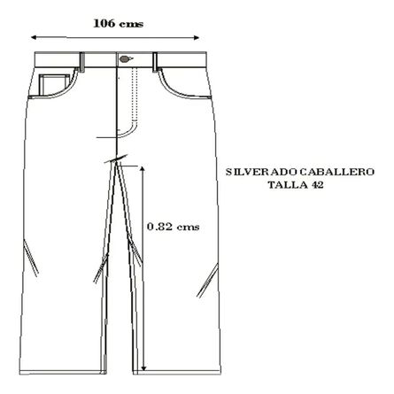 Jeans Básico Masculino Silverado Talla 42 Rinse Recto image number 3