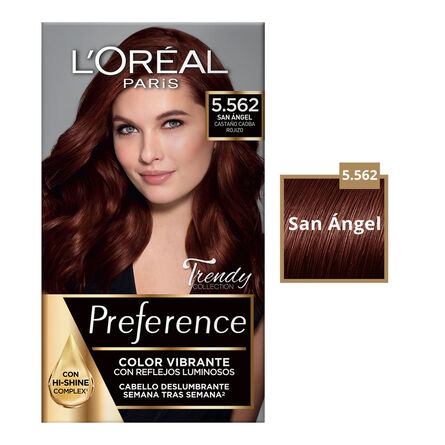 Tinte Preference de L'Oréal Paris 5.562 San Ángel Castaño Caoba Rojizo image number 2
