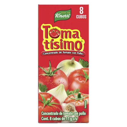 Concentrado de Tomate Knorr Tomatísimo 8 Cubos 11 g image number 1