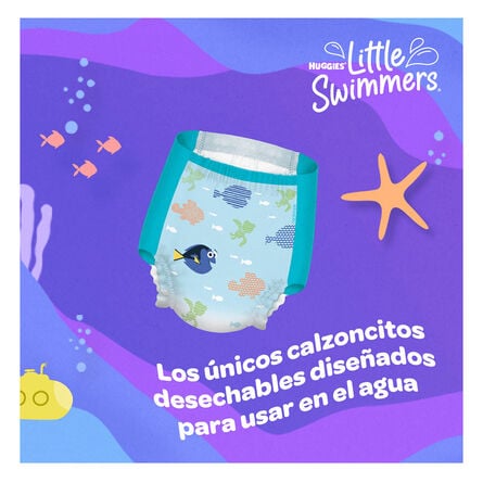 Pañal Huggies Little Swimmers talla Chica 12 piezas image number 2