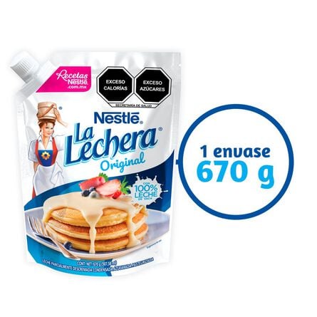 Leche Condensada Nestlé La Lechera 670g image number 1