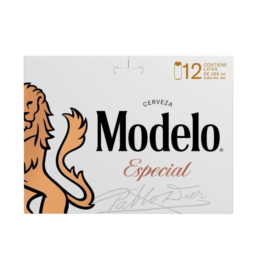Cerveza Clara Modelo Especial Lata 12 Pack 269 ml | Soriana