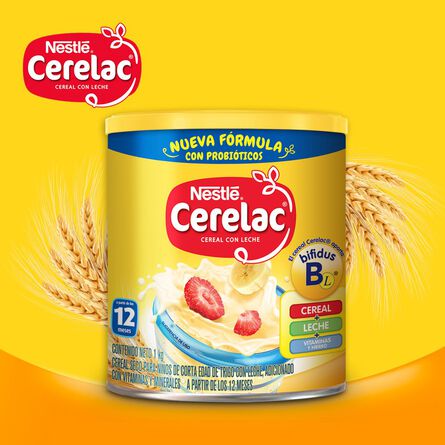 Cereal Infantil Cerelac Cereal con Leche Lata 1kg image number 6