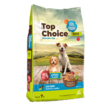 Alimento para perro raza pequeña Top Choice 7 Kg image number 1