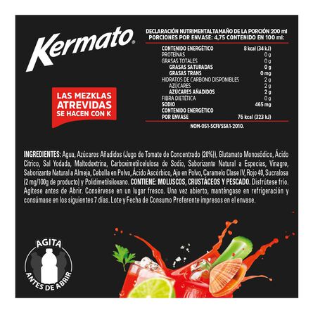 Jugo Cóctel de Tomate Kermato con Almeja 950 ml image number 1