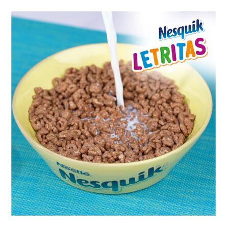 Cereal Nestlé Nesquik Letritas Sabor Chocolate Caja 320 Gr image number 4