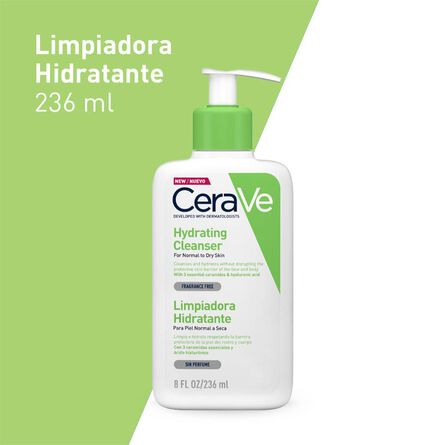 CeraVe Limpiador Hidratante para Piel Normal a Seca 236 ml image number 1