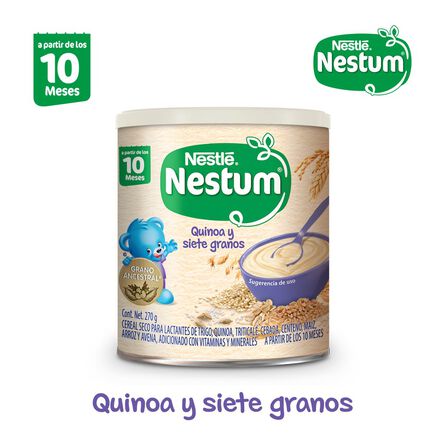 Cereal Infantil Nestum Etapa 2 8 Cereales Lata 270g image number 3