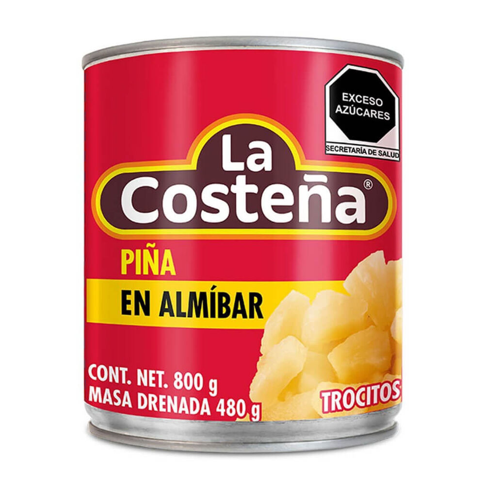 Piña Costeña Trocitos Lat 800gr image number 0