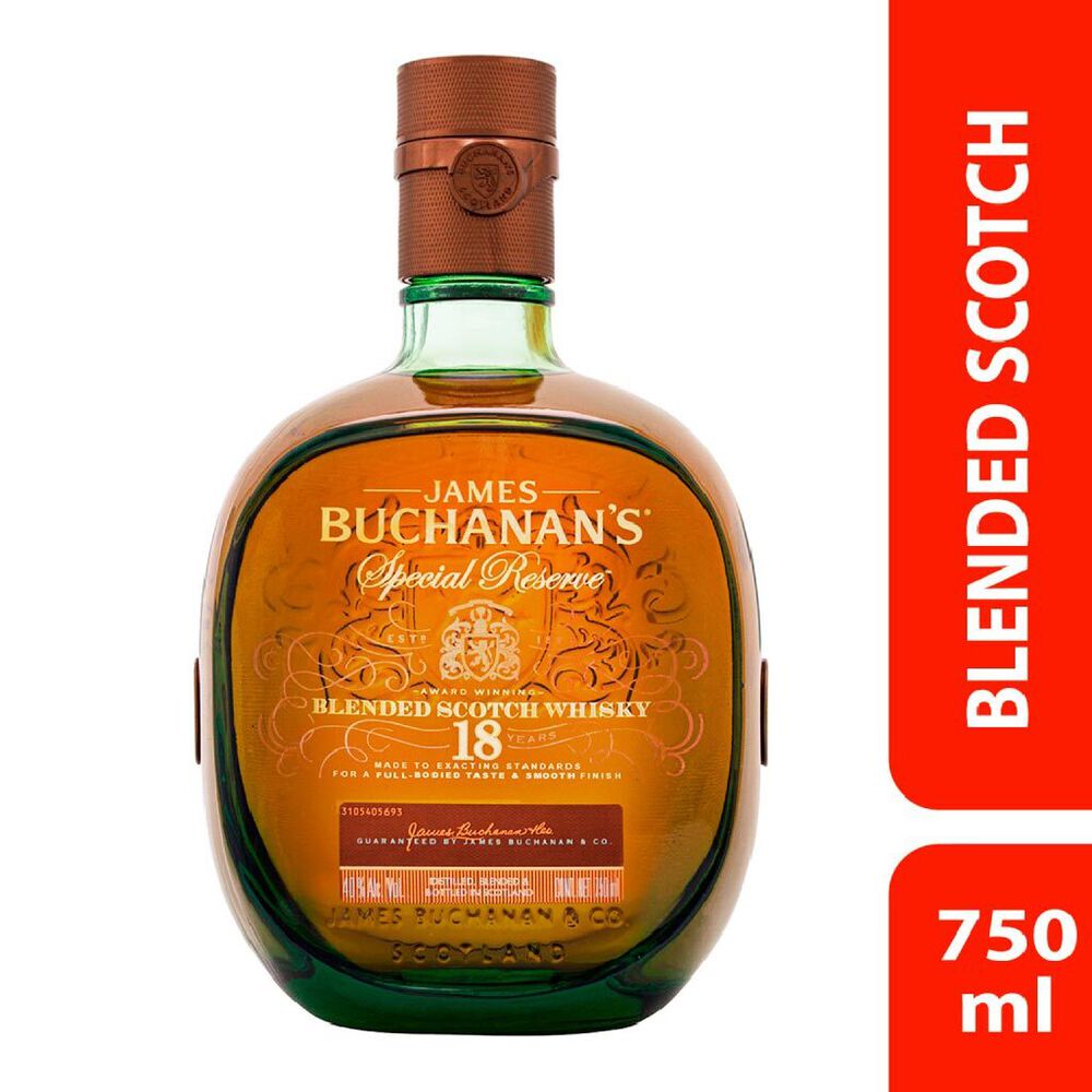 Whisky Buchanans 18 750 ml image number 1