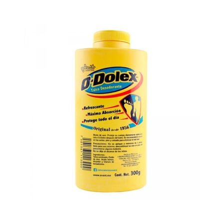Talco Desodorante O-Dolex 300 g image number 1