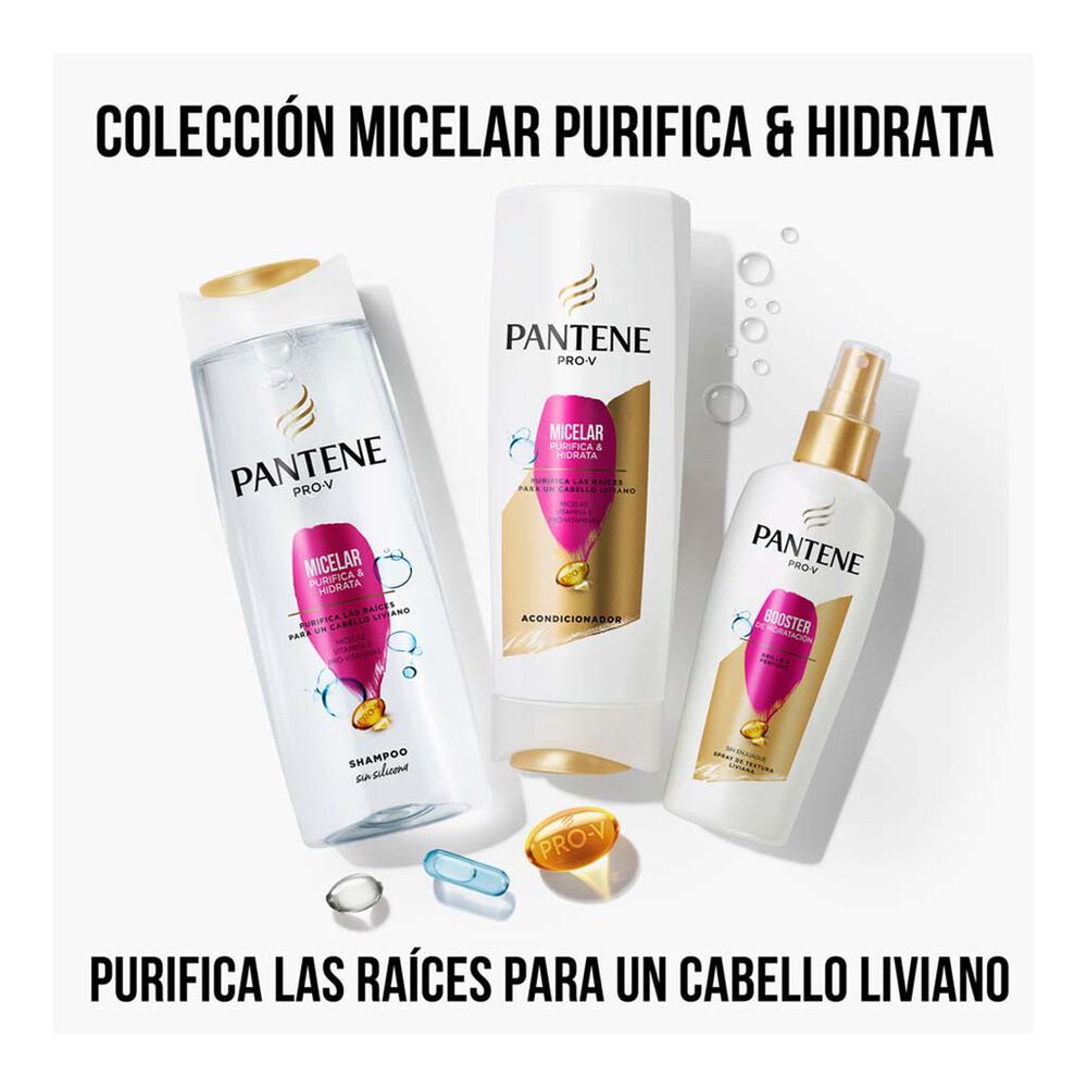 Shampoo Pantene Pro-V Micelar Purifica & Hidrata 750 ml image number 3