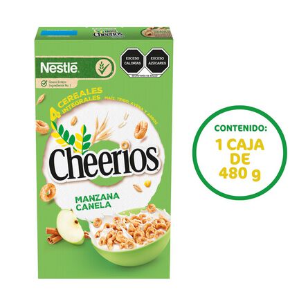 Cereal Nestlé Cheerios Manzana Canela con Avena Caja 480 Gr image number 2