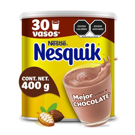 Alimento en polvo Nesquik sabor a chocolate 400 g image number 1