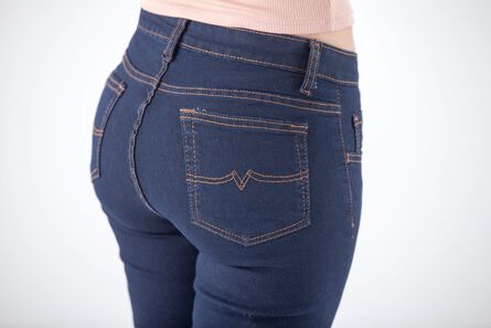 Jeans de Dama Vianni Básico Talla 5 Rinse Stretch image number 2