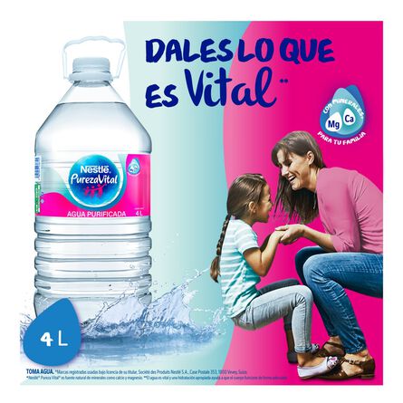 Agua Natural Nestlé Pureza Vital Botella 4 lt image number 6
