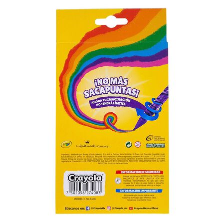 Colores Crayola Twistables con 12 pz image number 1