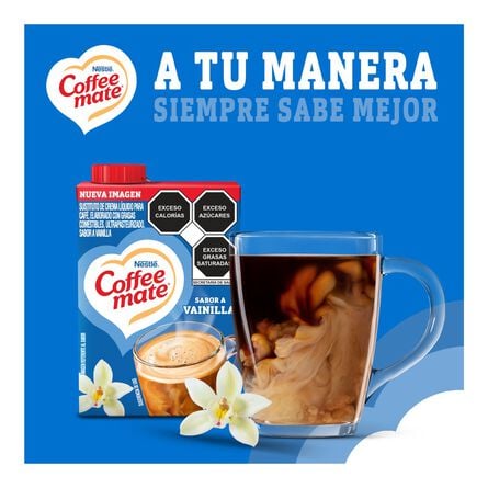 Sustituto de Crema para Café Coffee Mate Líquido Sabor Vainilla 530g image number 6