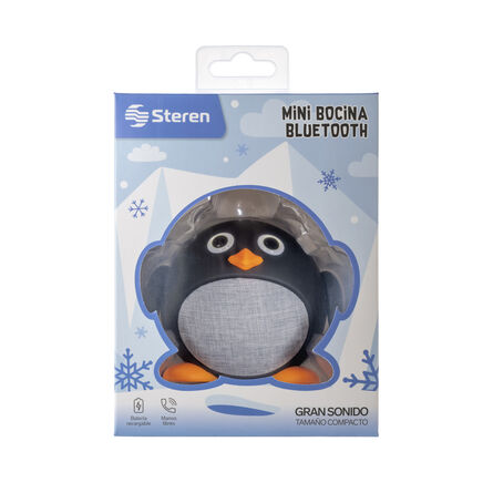 Mini Bocina Steren Pingüino BOC-869BTP Bluetooth image number 2