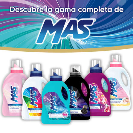 Detergente líquido Mas Cuidado y frescura 4.65Lt image number 6