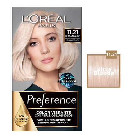 Tinte Preference de L'Oréal Paris 11.21 Ultra Blonde Rubio Ultra Claro image number 3