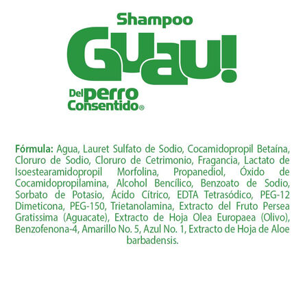 Shampoo del Perro Consentido Guau! con Aloe Vera 400 ml image number 3