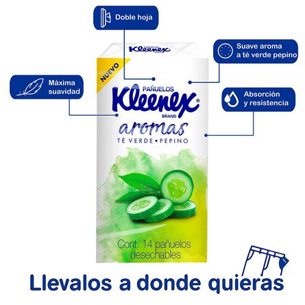 Pañuelos Kleenex Aromas 1 paquete con 6 pzas image number 2