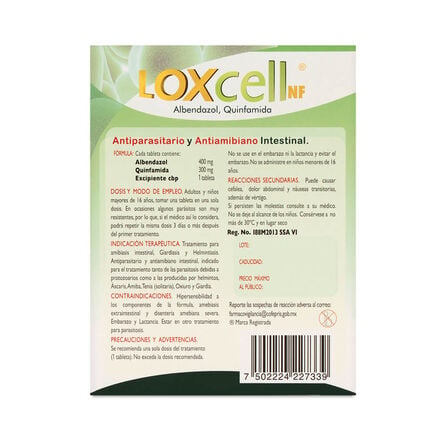 Loxcell 400/300 mg Tab 1     334 image number 1