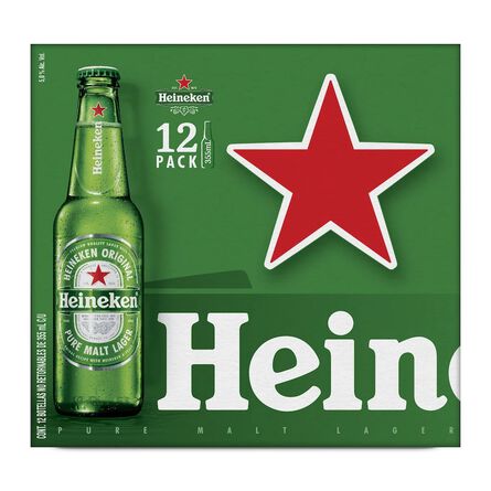 Cerveza Heineken 12 Pack 355 ml image number 3