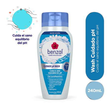 Shampoo Intimo Benzal Wash Cuidado Ph 240 ml image number 3