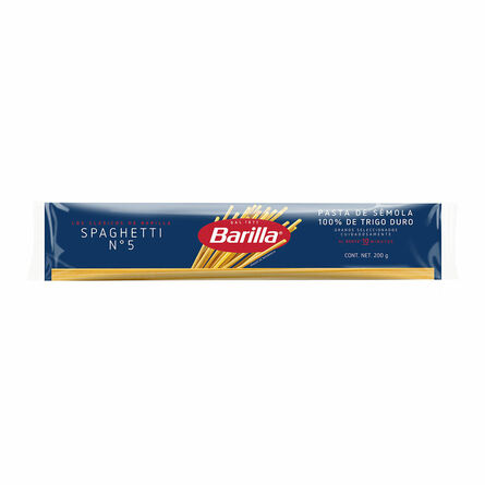 Pasta Barilla spaghetti No.5 200 g image number 0