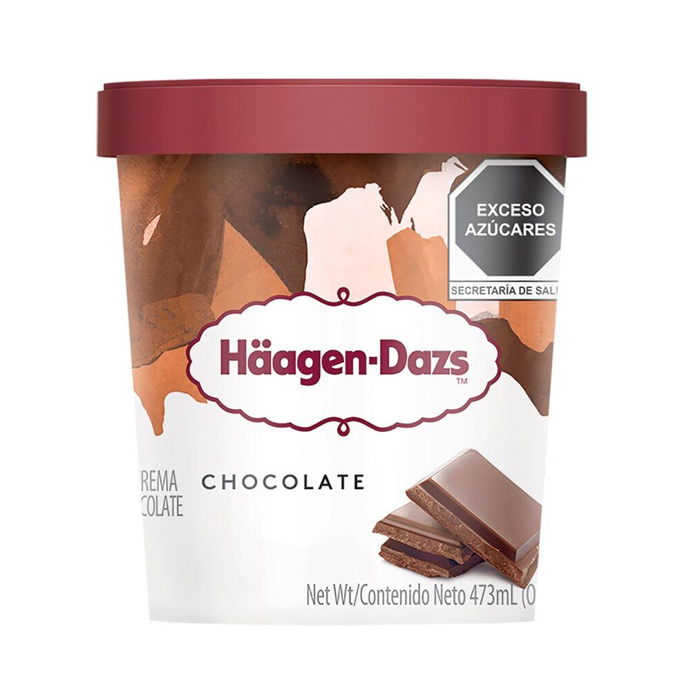 Helado Haagen-Dazs Chocolate 473 ml image number 0