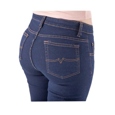 Jeans de Dama Vianni Básico Talla Extra 40 Doble Stone Stretch image number 2