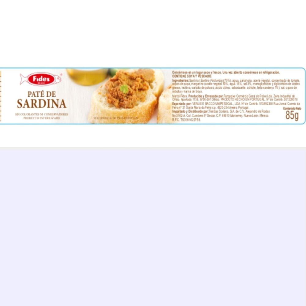 Paté Sardina En Lata 100 Gr Pz image number 1