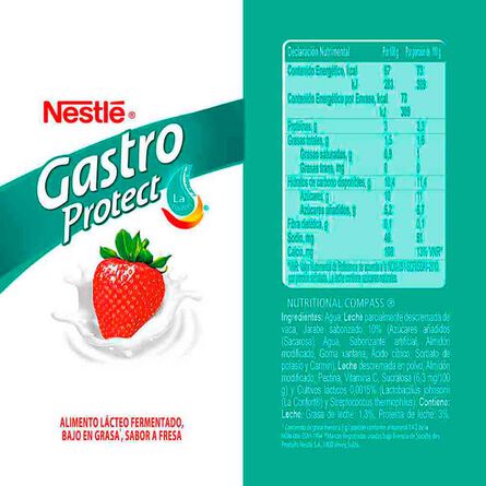 Yoghurt Nestlé Gastro Protect Fresa 110 g 5 pz image number 2