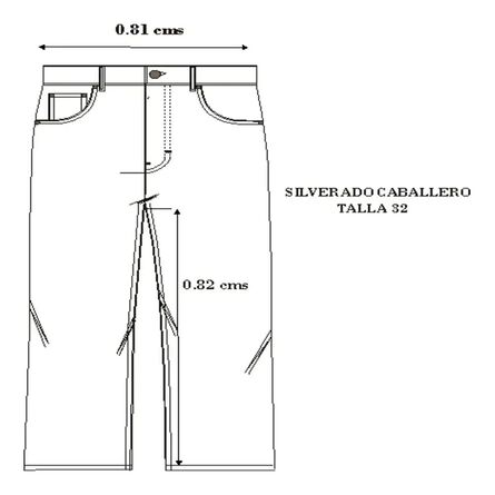 Jeans Básico Masculino Silverado Talla 32 Rinse Recto image number 3