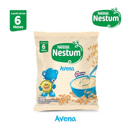 Cereal Infantil Nestum Etapa 1 Avena Bolsa 90g image number 3