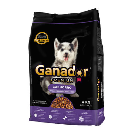 Alimento para perro Ganador Premium cachorro 4 Kg image number 2