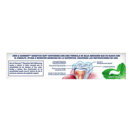 Crema Dental Arm & Hammer White Sensitive 121 g image number 5