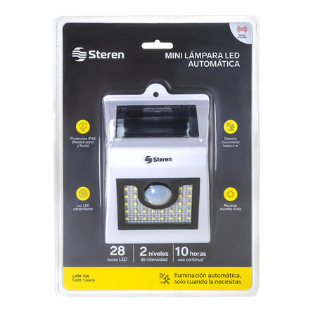 Mini Lámpara Steren LAM-708 Automática Blanca image number 2