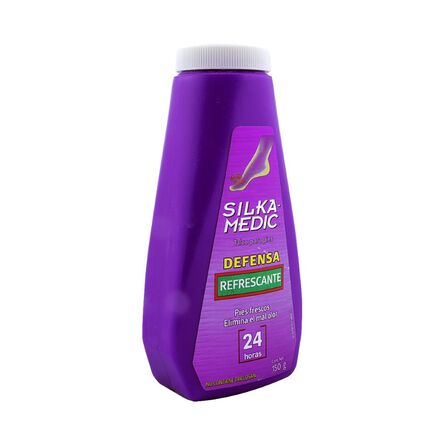 Talco Silka Medic Refrescante Pies Frescos 150 g image number 1