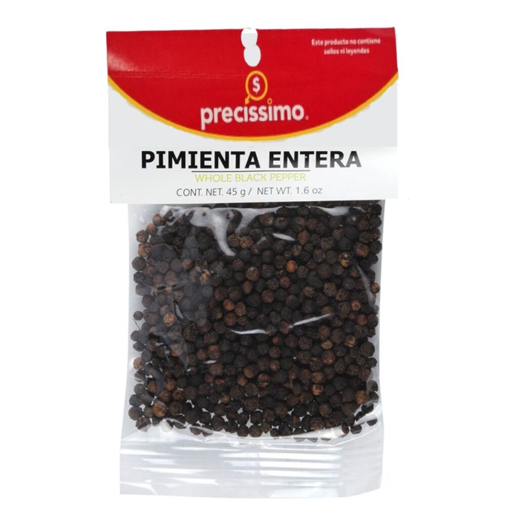Pimienta Precíssimo Negra Entera 45 gr pieza image number 0