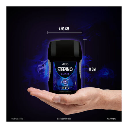 Desodorante Antitranspirante Stefano Elixir Stick 54 g image number 5