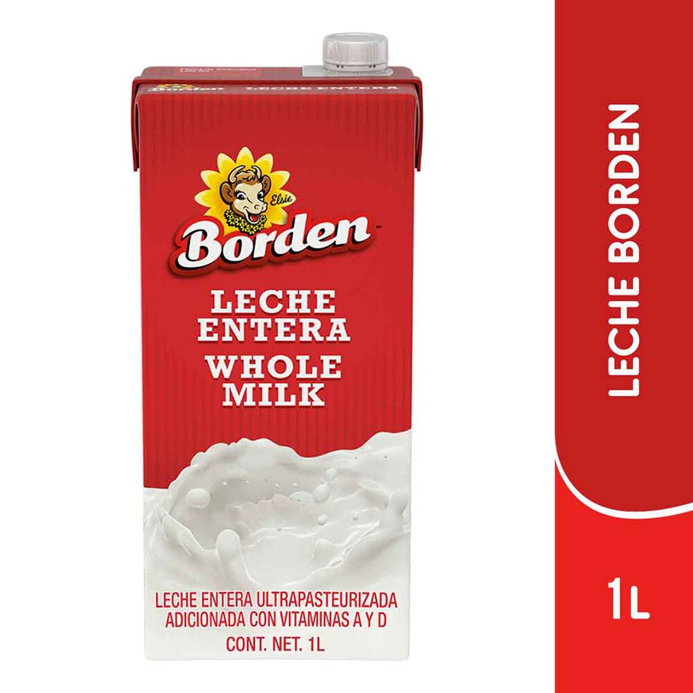 Leche Borden Entera 1 L image number 1