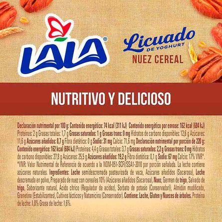 Yoghurt Lala Licuado Nuez 220 g image number 3