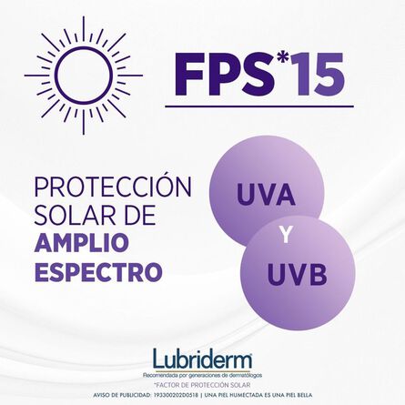 Crema Corporal Lubriderm Protección Solar 400 ml image number 5